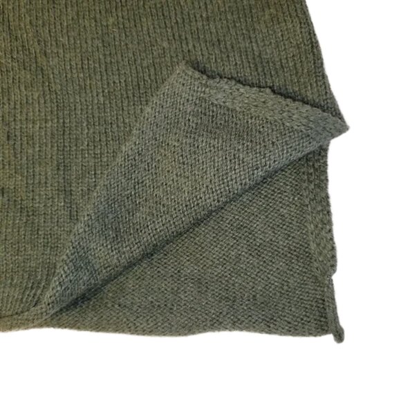 Women's Gap Green Knit Shawl Collar Sweater Size Large - Picture 9 of 11